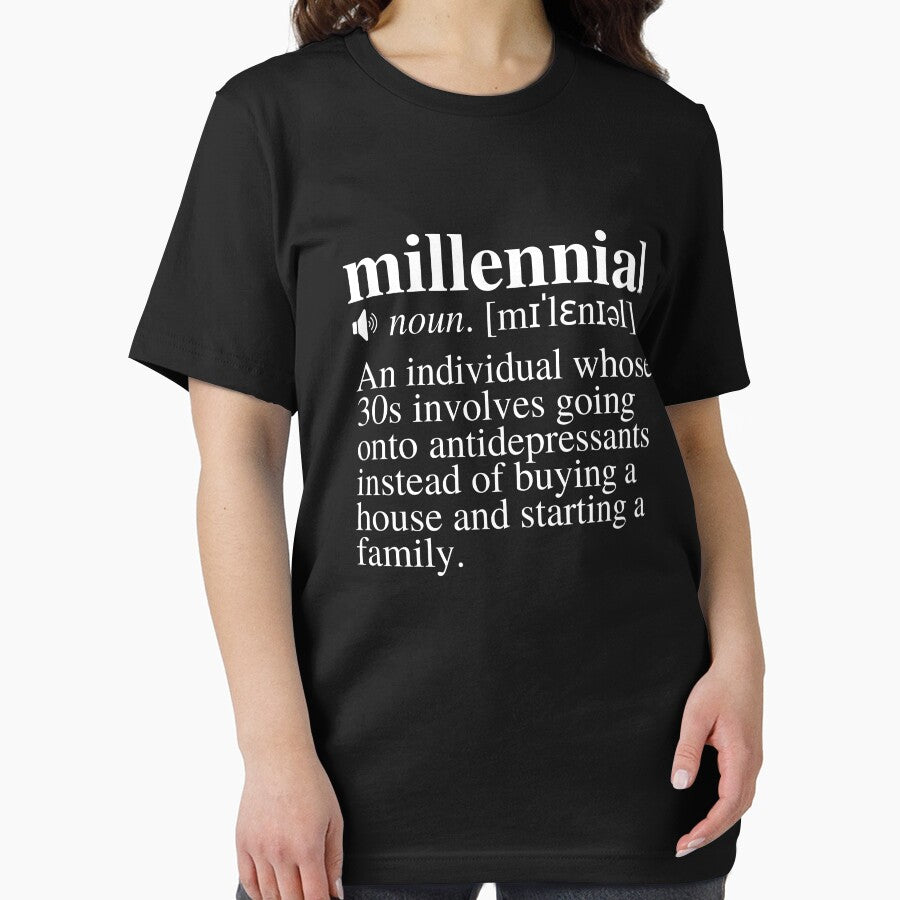 Millennial Definition #2 - The 30s Depression (Black Background) by mind-illusions