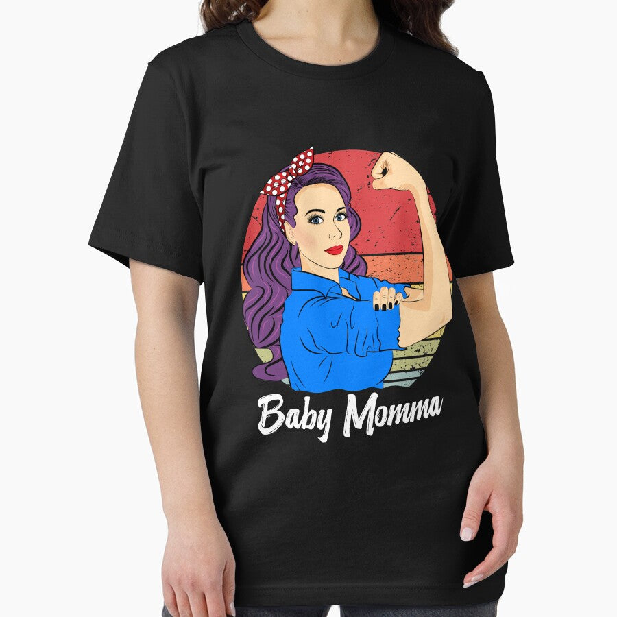 Baby Momma Vintage Retro Sunset Mother’s Day by ZNOVANNA