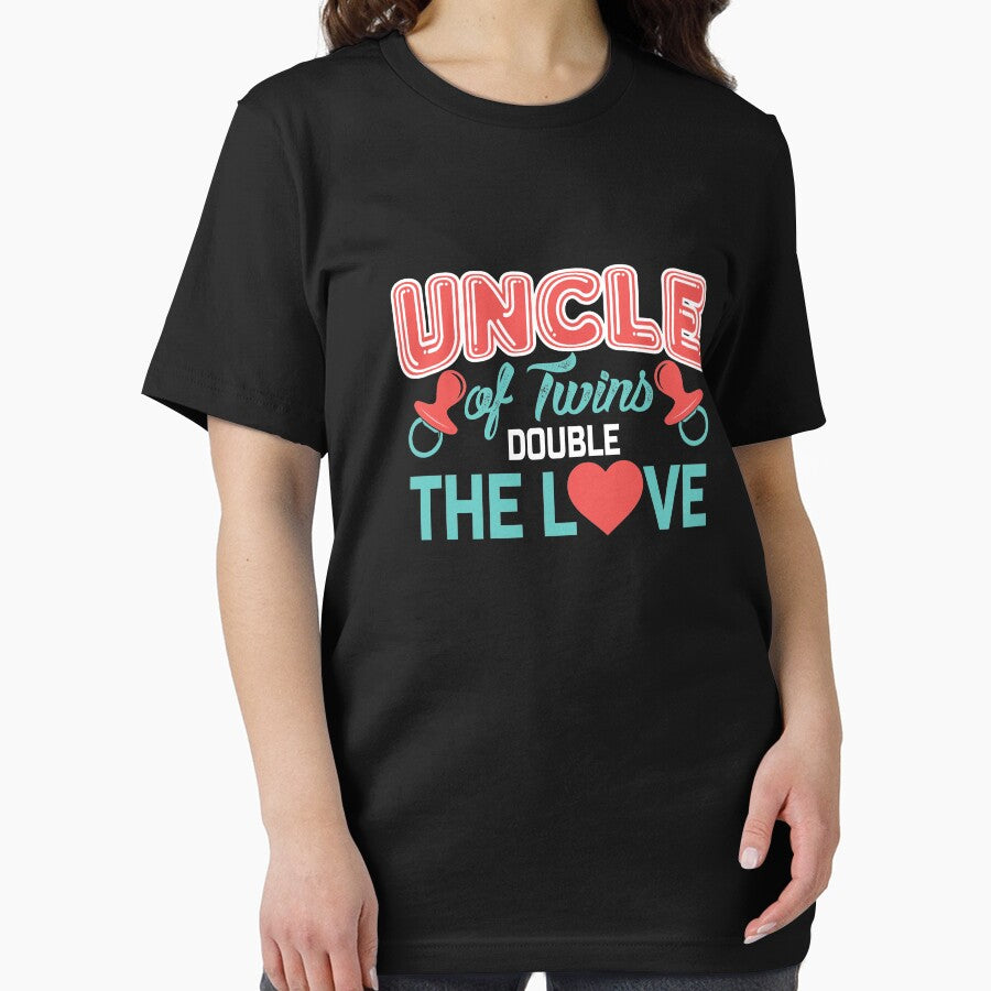 Uncle of twins, Double The Love, Uncle Twins Gift, Gift For Uncle of Twins by Designs4Less
