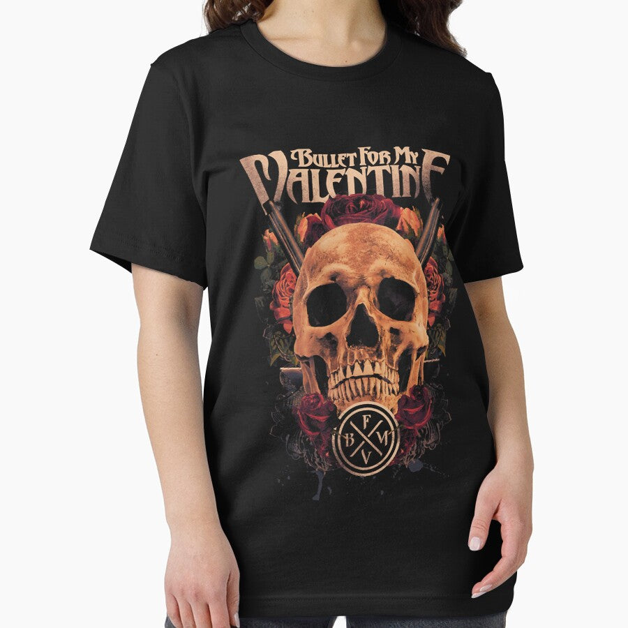 Women Men Skull Rose Bfmv Metal Merch Retro Vintage by Michrter