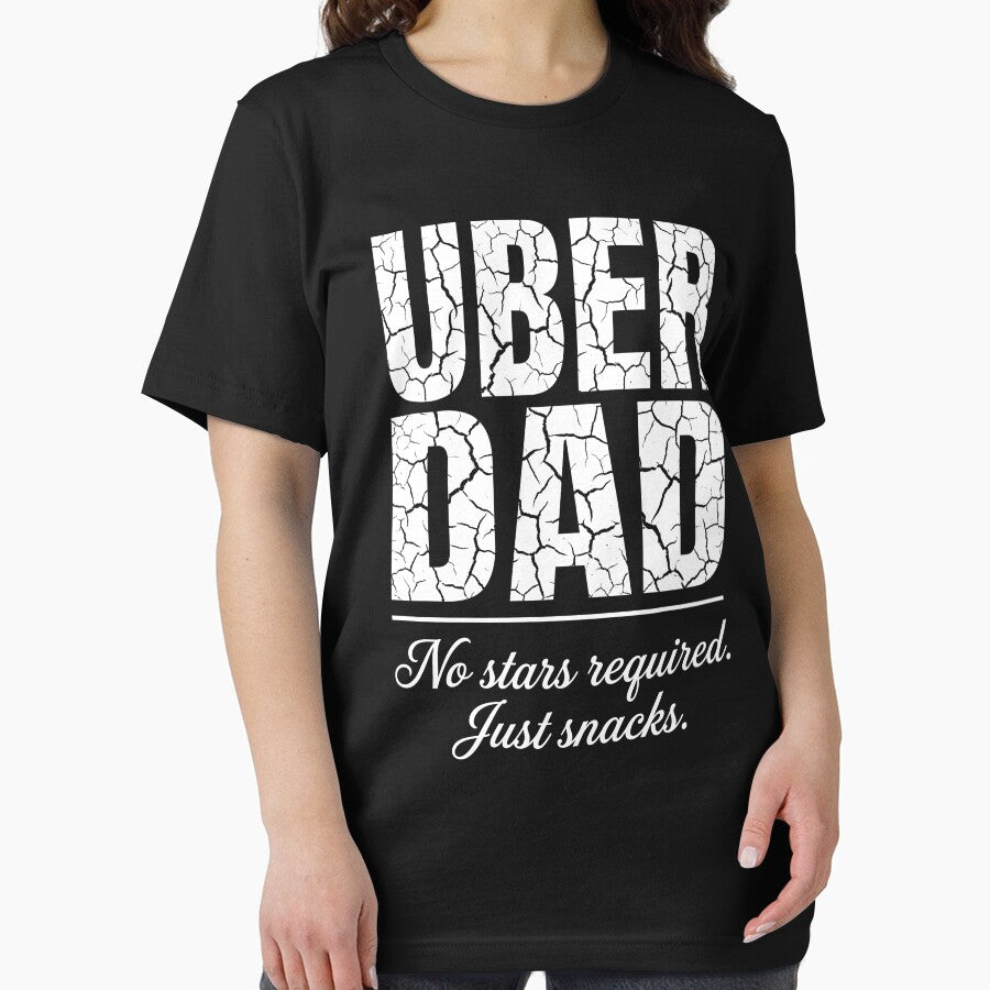 Uber Dad No Stars Required Just Snacks Father Parenting Humor by SofenArt