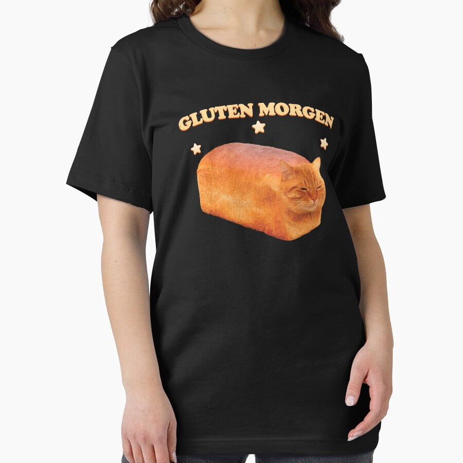 Gluten Morgen Funny Cat Meme, Silly Cats, Cat Bake by Vonravenn