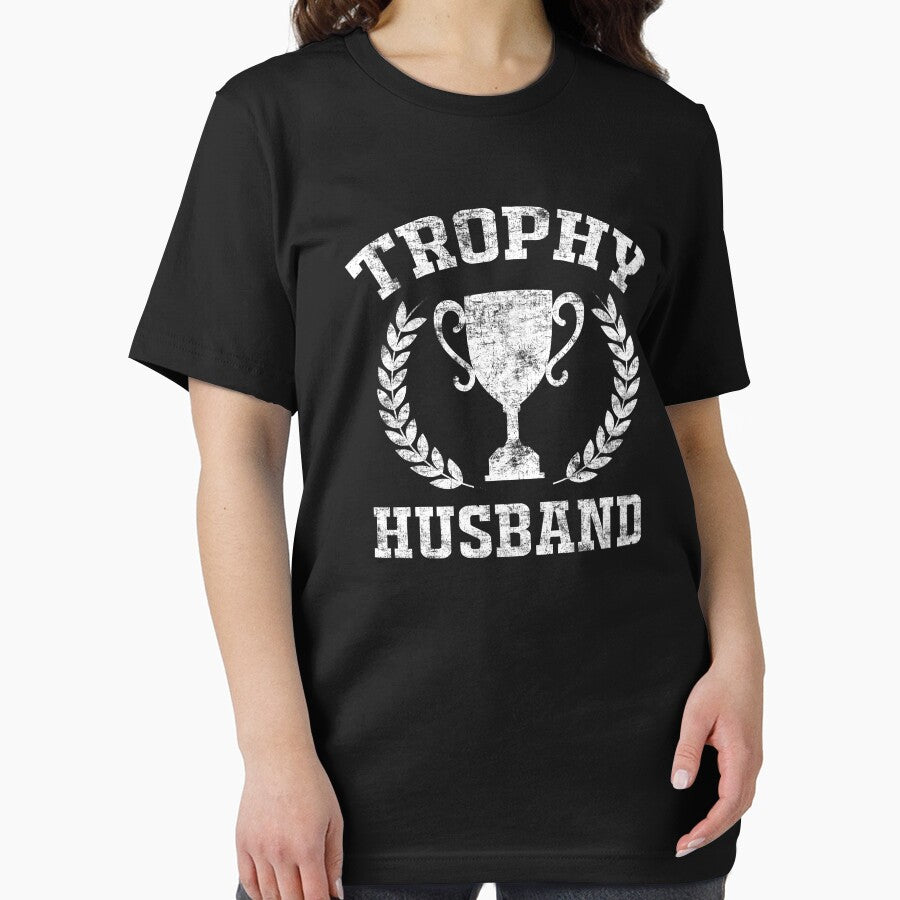 Funny Husband Partner Fiance Trophy Anniversary Cute Gag Distressed Design by niftee