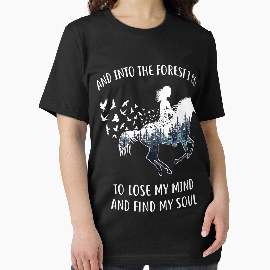 Horse Cute Into The Forest I Go Horse Riding Funny Horses Lover by MarkHudson78