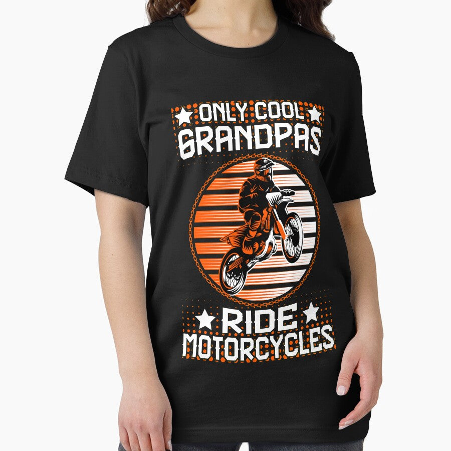 Only Cool Grandpas Ride Motorcycles by DAFIN