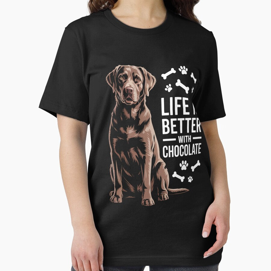 Chocolate Labrador Owner by TorjeARTStore