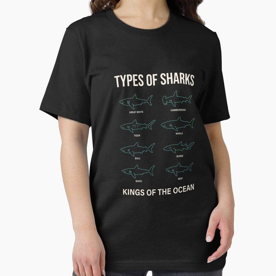 Types Of Sharks Kings Of The Ocean Marine Life Ocean Animal by SofenArt