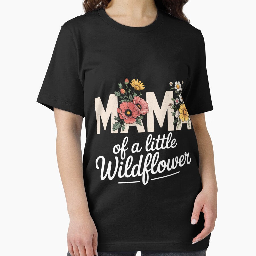 Mama Of A Little Wildflower Girls Women Family Matching by portcrysral