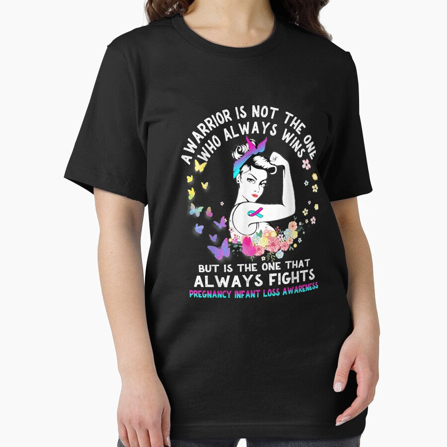 Pregnancy Infant Loss Awareness For Warrior T-Shirt by Lukifo-Tender