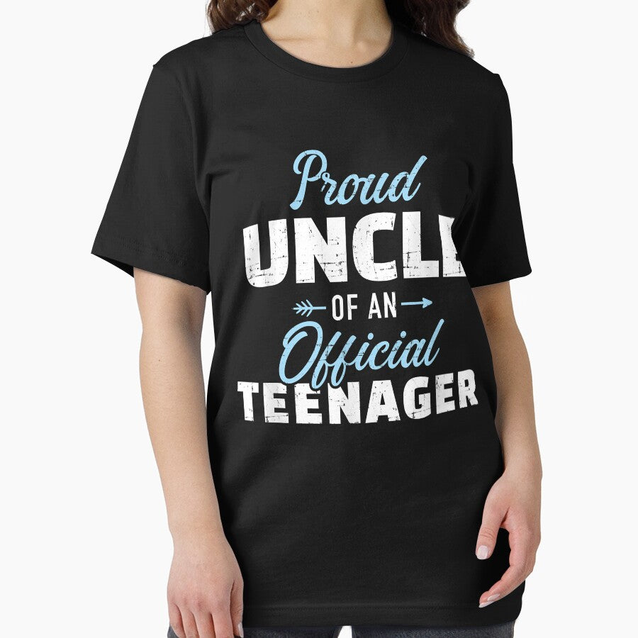 Mens Proud uncle of a teenager 13th birthday by SeppeGoffin