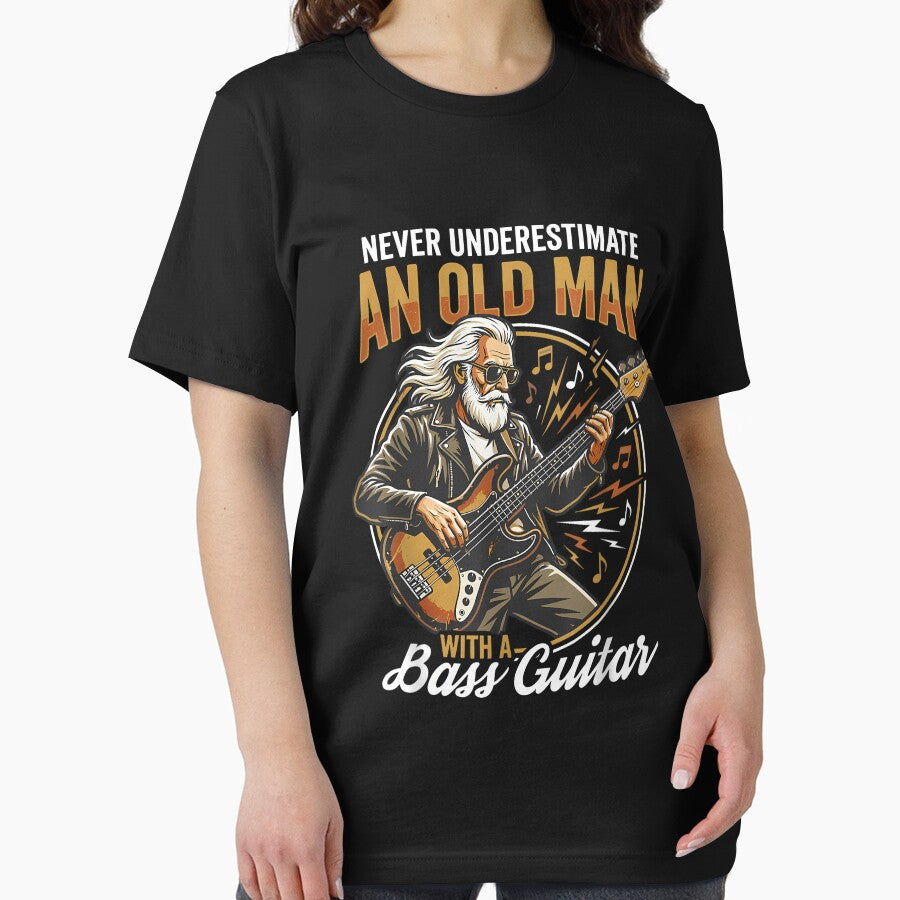 Never Underestimate an Old Man with A Bass Guitar Player Dad by KristineLi