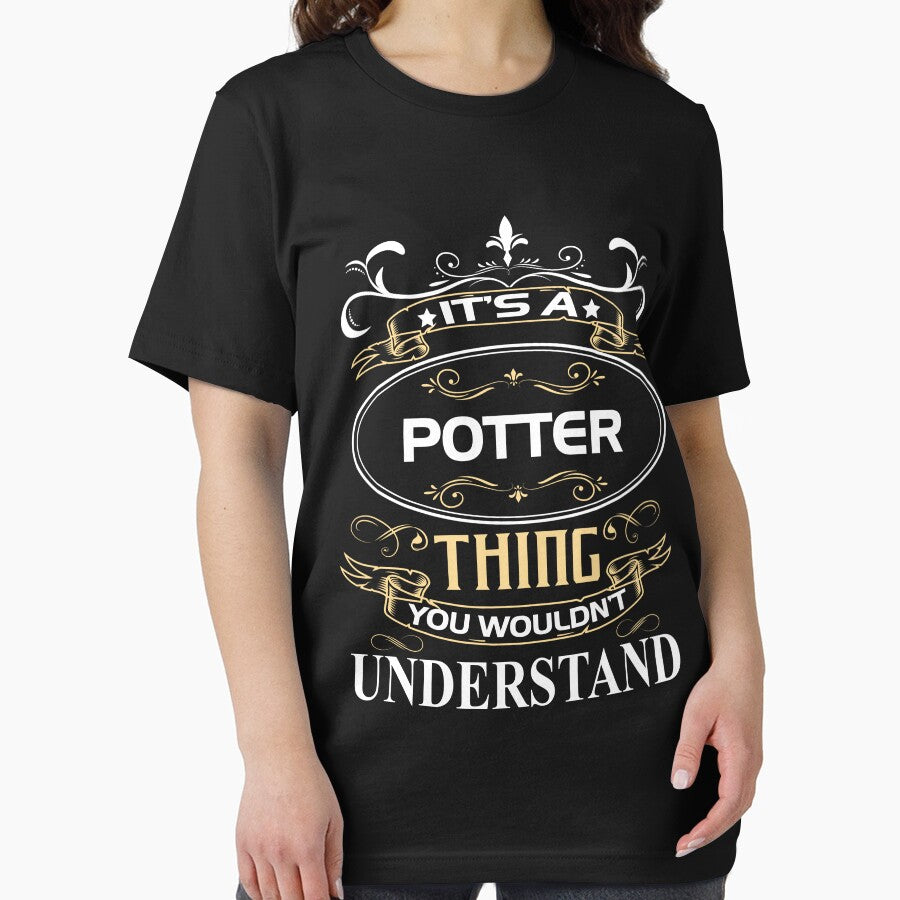 Potter Name Shirt It's A Potter Thing You Wouldn't Understand by SaundersKini