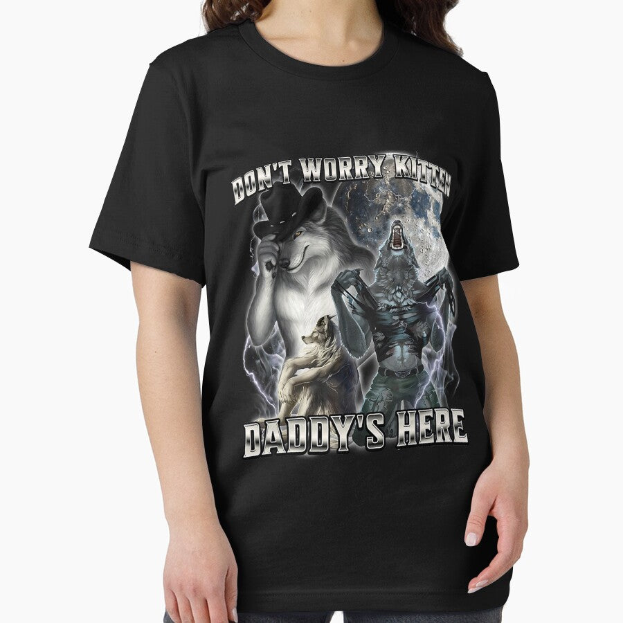 Don't Worry Kitten Daddy's Here Alpha Wolf Male Meme by KathieFaugh