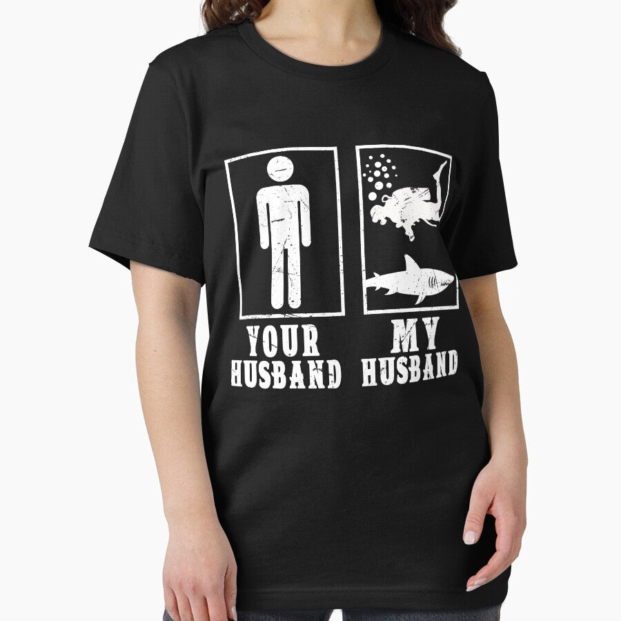 Your Husband My Husband scuba diving - funny scuba diving gift idea by Live  Today