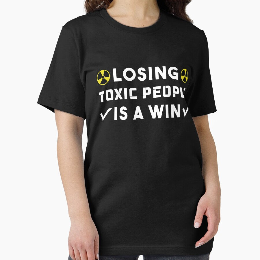 Losing Toxic People Is A Win, Motivational Quotes by Graphicista