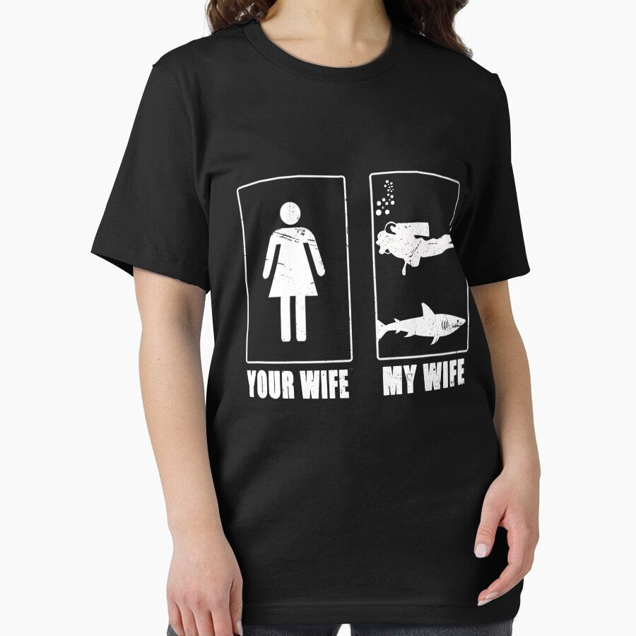 Your Wife My Wife scuba diving - funny scuba diving gift idea for wife - my wife vs your wife by Live  Today