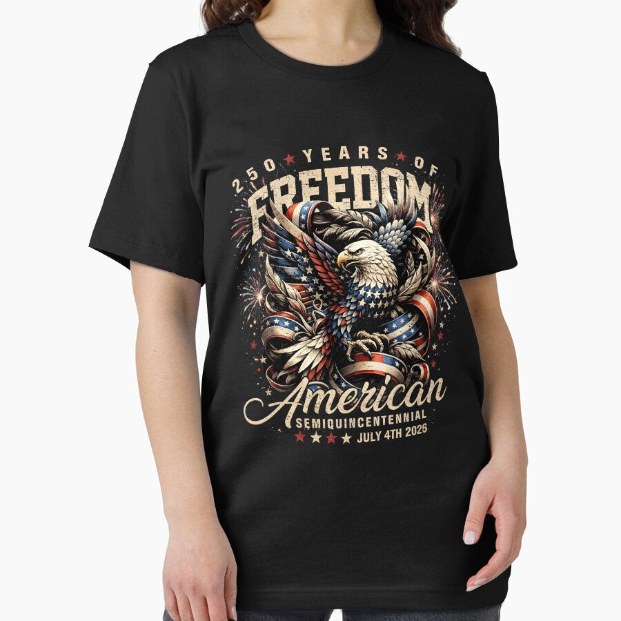 Patriotic Eagle and Flag 250 Years 1776-2026 by gear-posters