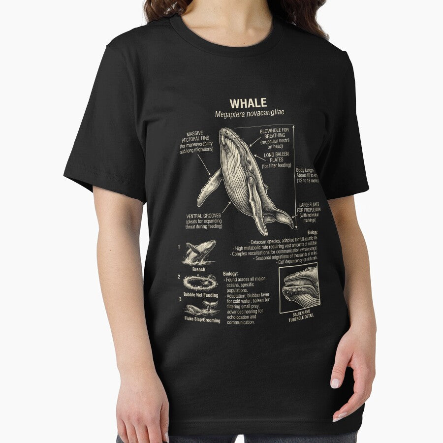 Whale Scientific Anatomy Biology Animal Lover by Kimberley King Art  King Art