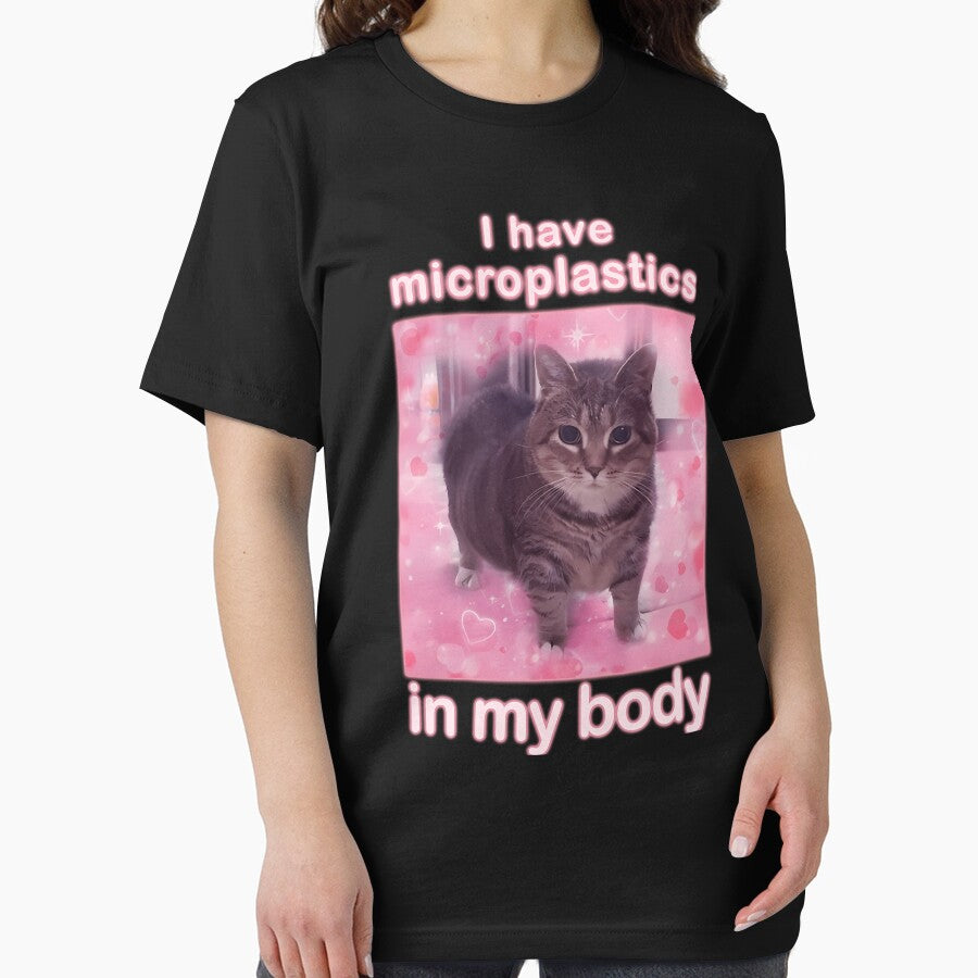 Microplastics In Body Funny Cat Meme Gifts by Kordowski