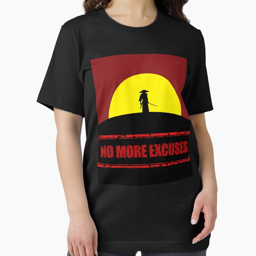 No More Excuses Japan T-Shirt Cool Design Tee by LJ4EVER