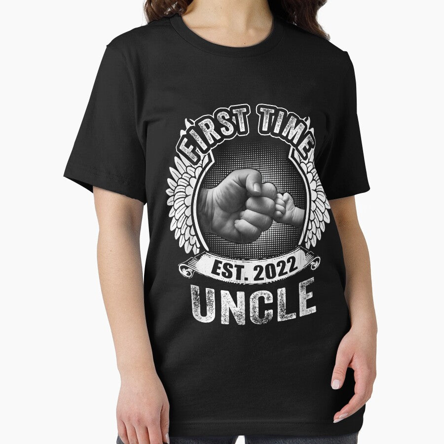 Promoted To Uncle 2022 Gift First Time Uncle Est 2022 by SeppeGoffin