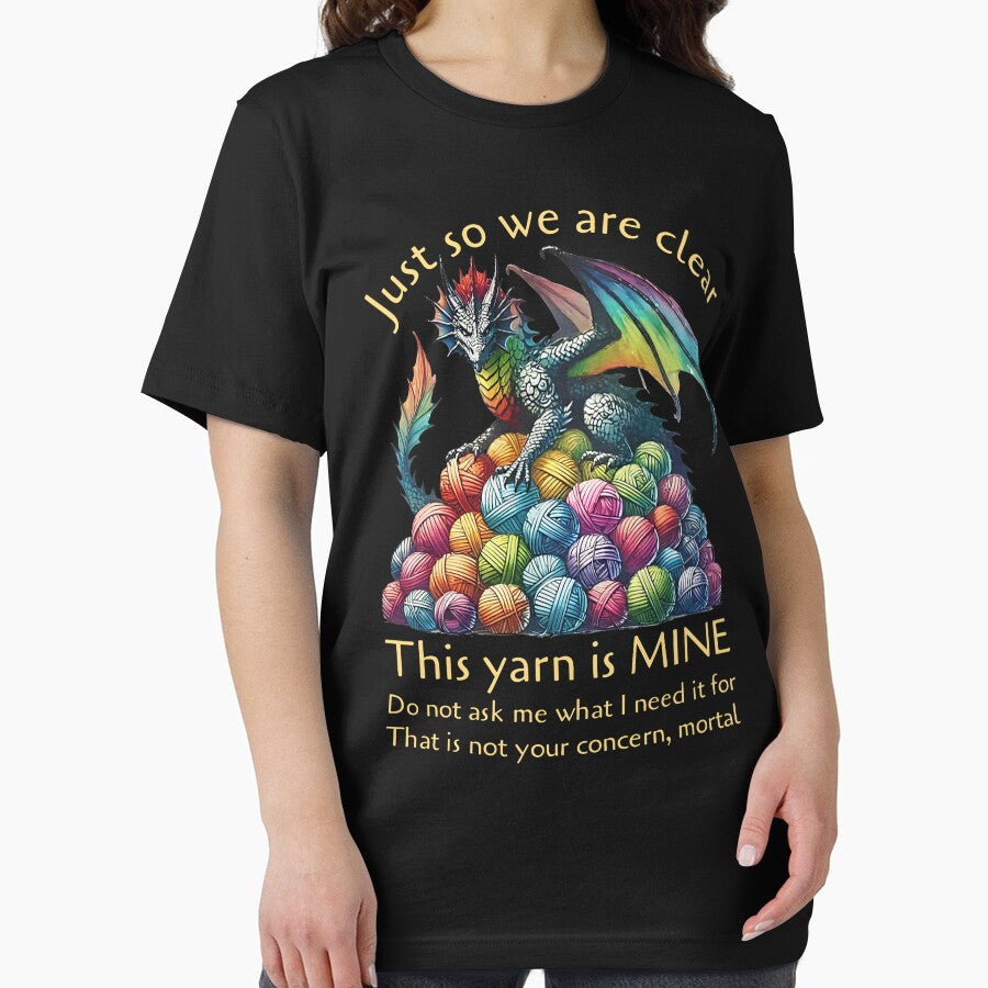 Dragon Just So We Are Clear This Yarn Is Mine Funny Knitting by jakaun