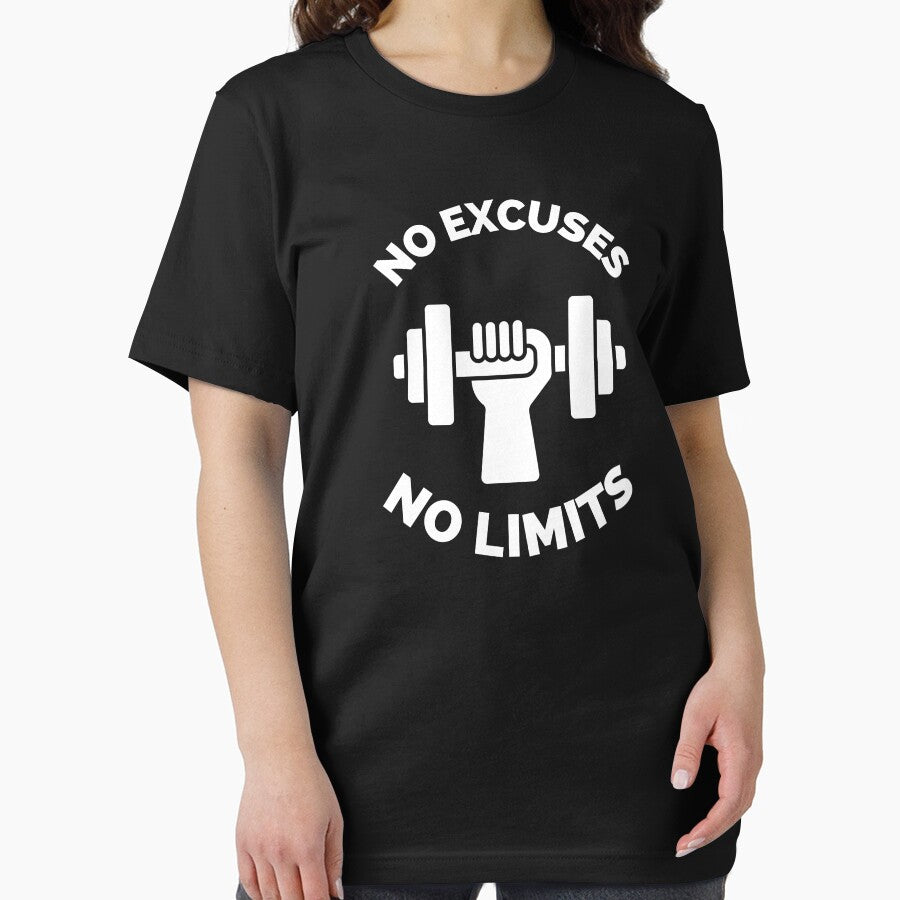 No Excuses No Limits Running Cross Country Fitness Gym Sport Motivation Inspirational Quote by ExploreTheStore