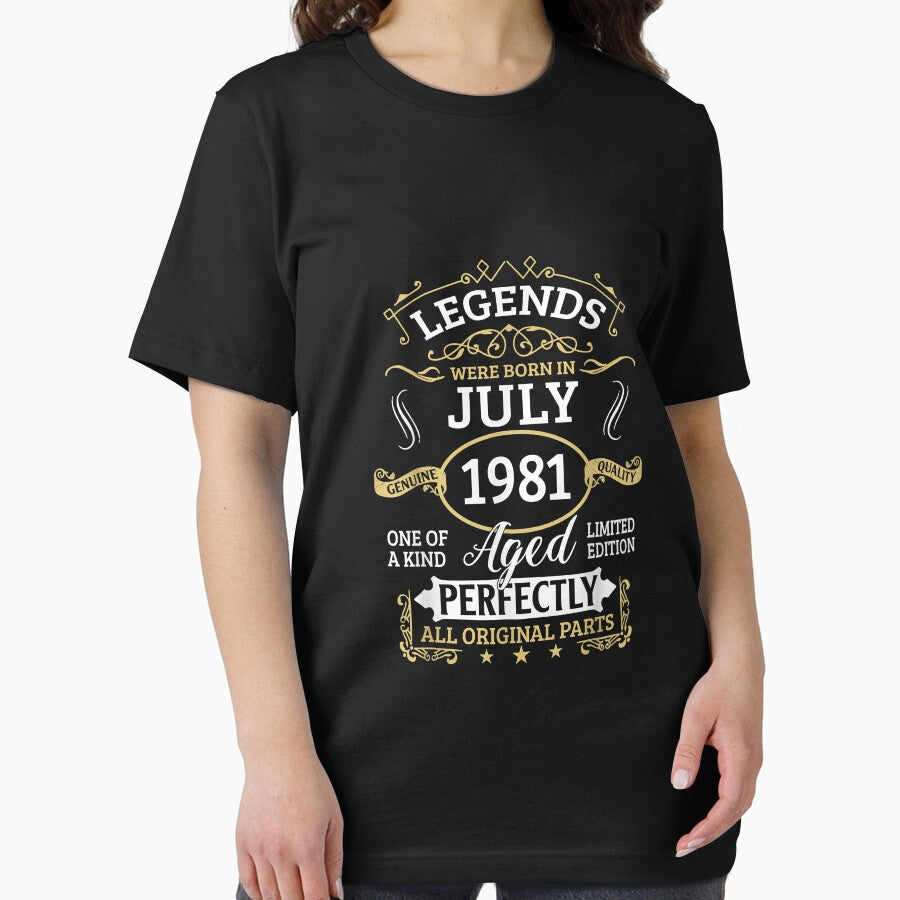 Legends Were Born In July 1981 41st Birthday 41 Year Old by Corelli87