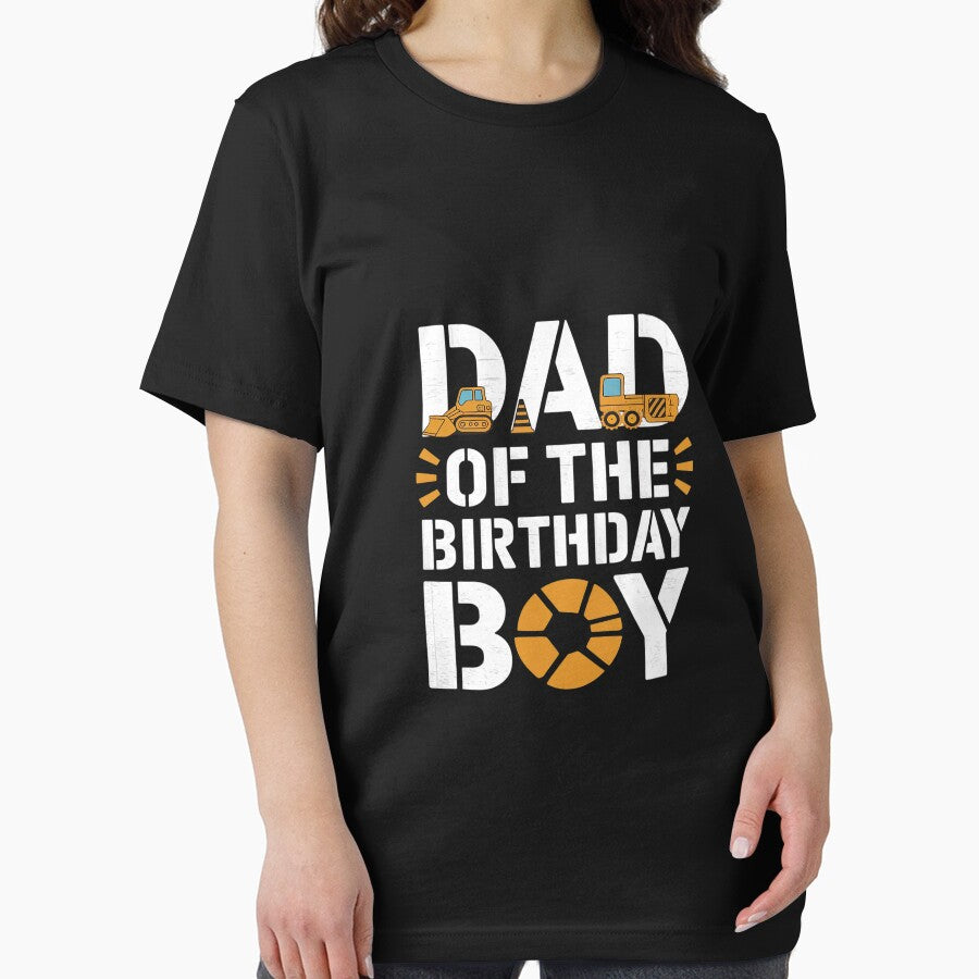 Dad Of The Birthday Boy Construction Worker Bday by MythWoot