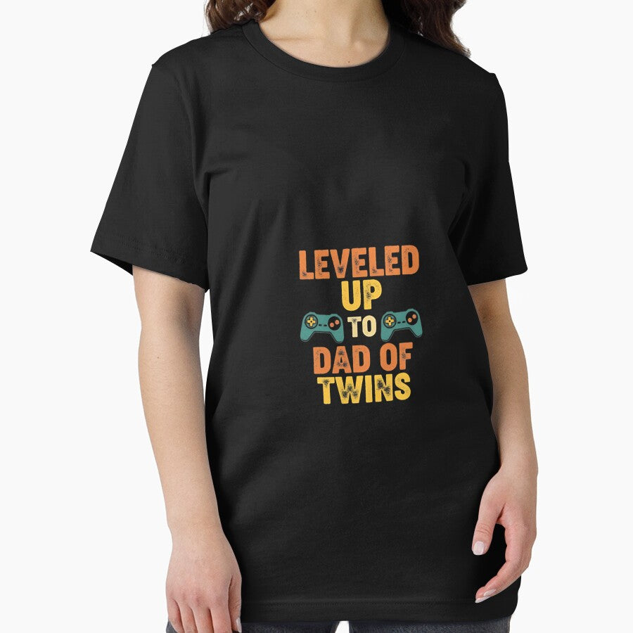 Leveled Up To Dad Of Twins | Boy Dad Gamer Gift by ClucasKe12