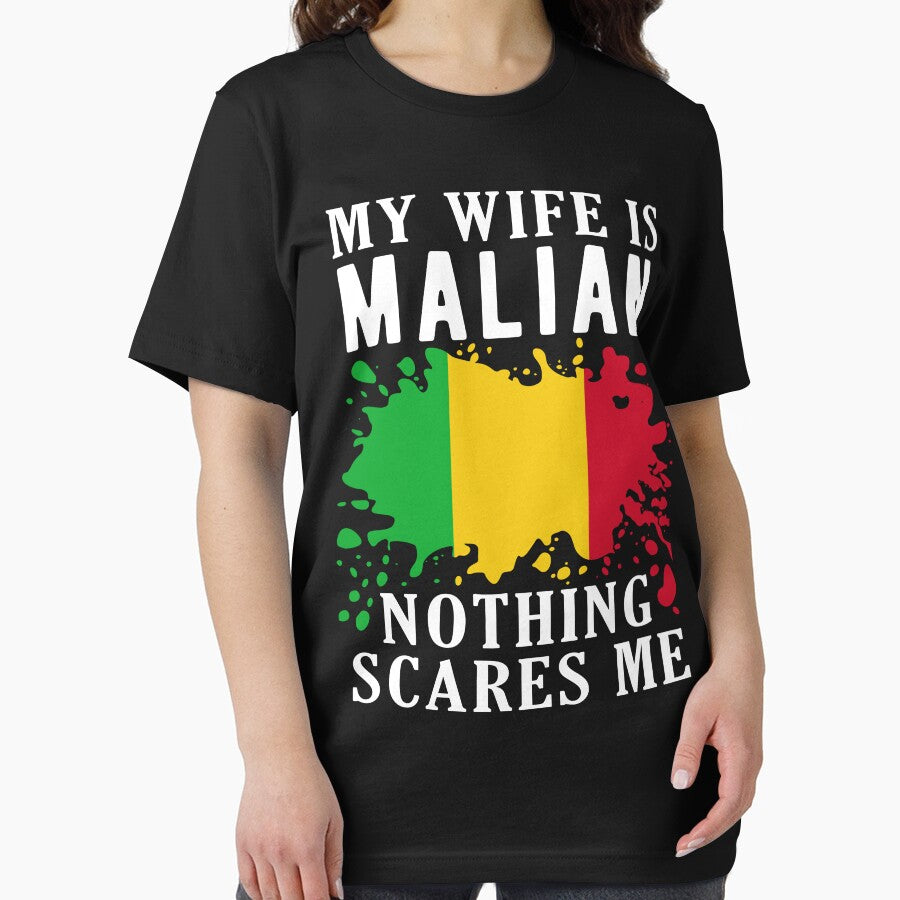 My Wife Is Malian Nothing Scares Me Mali Flag by OX-tright