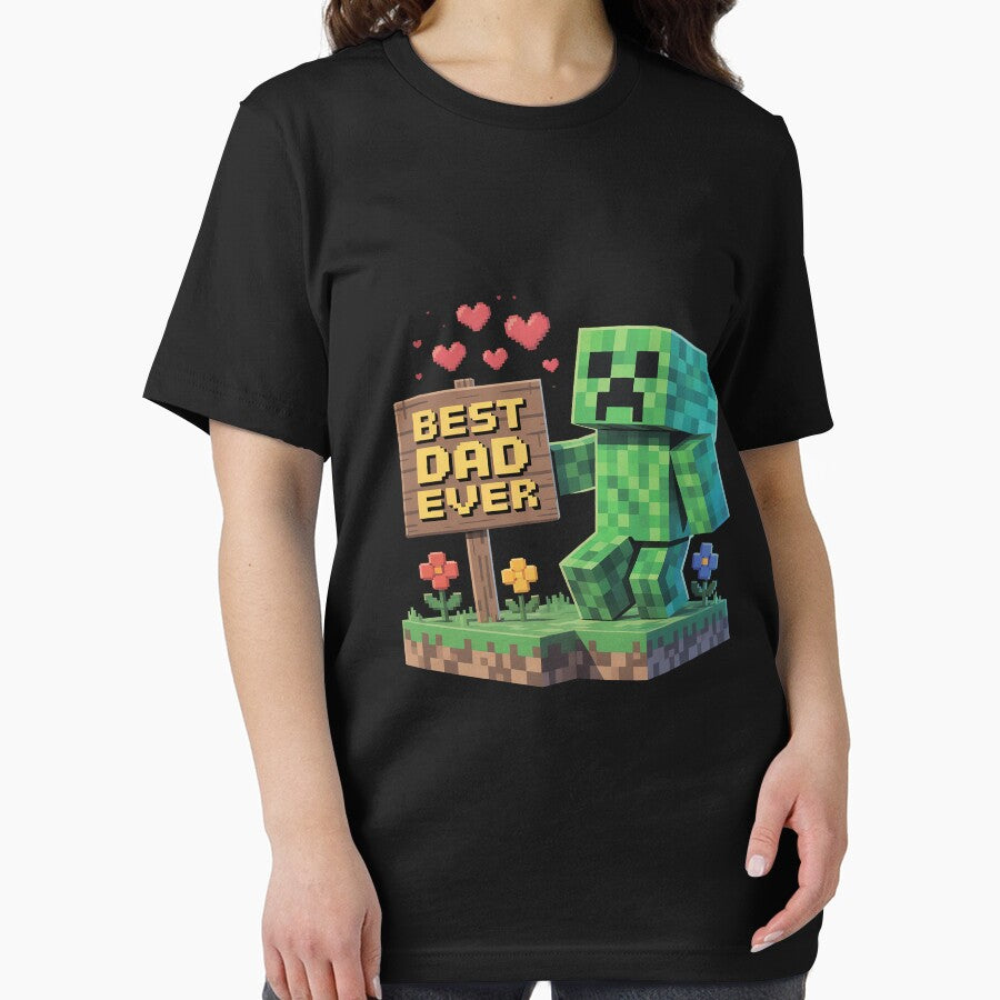 Boy Dad Best Dad Ever Father's Day Video Game Pixel by JessicaWalshdf