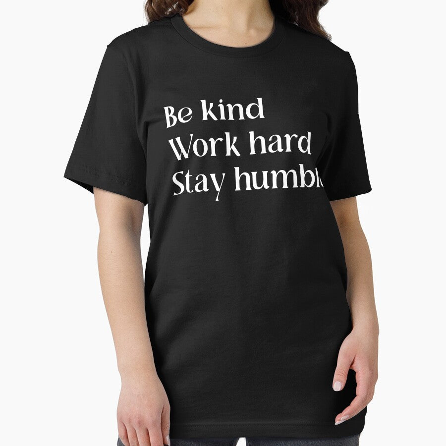 Be Kind Work Hard Stay Humble | Motivational Quote by ilustraliza