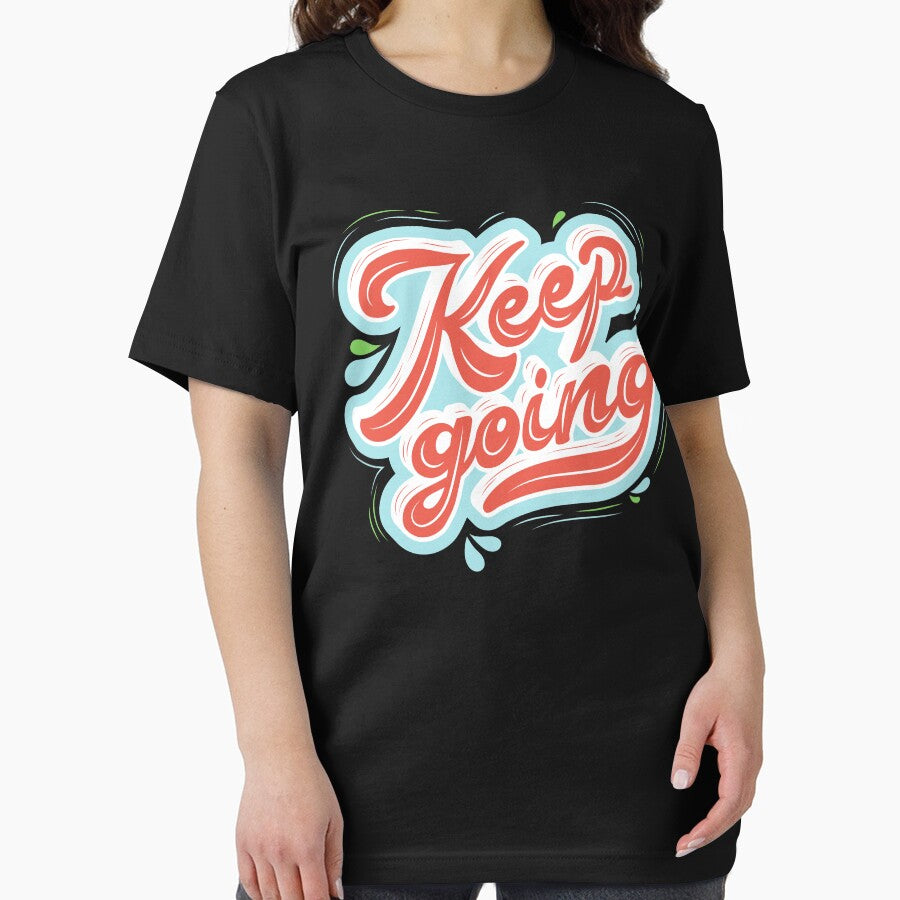 Vintage Keep Going Decorative Typography by garniturex