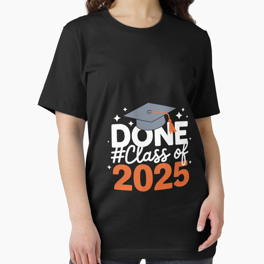 Done Class Of 2025 Graduation Graduate Men Women Kids by FadeOfThrone