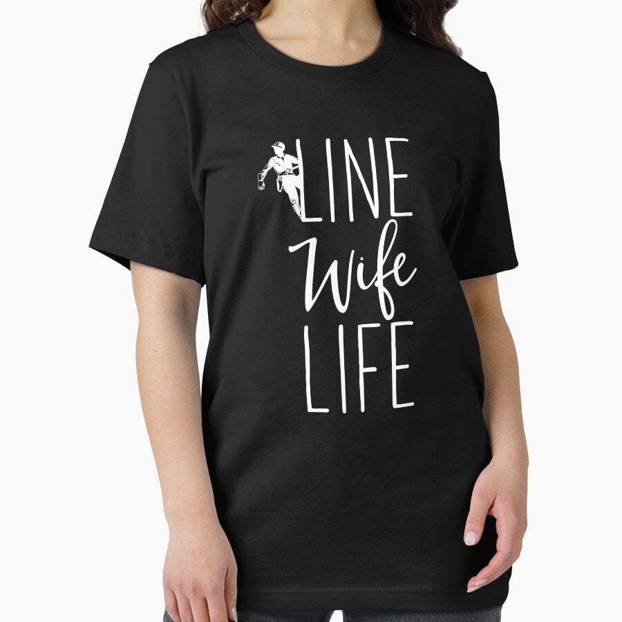 Funny Cute Lineman Wife Gift - Line Wife Life by MintedFresh