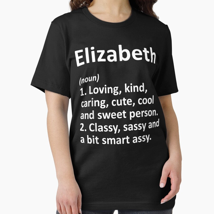 Elizabeth Definition Personalized Funny Idea by GaryArtStudio