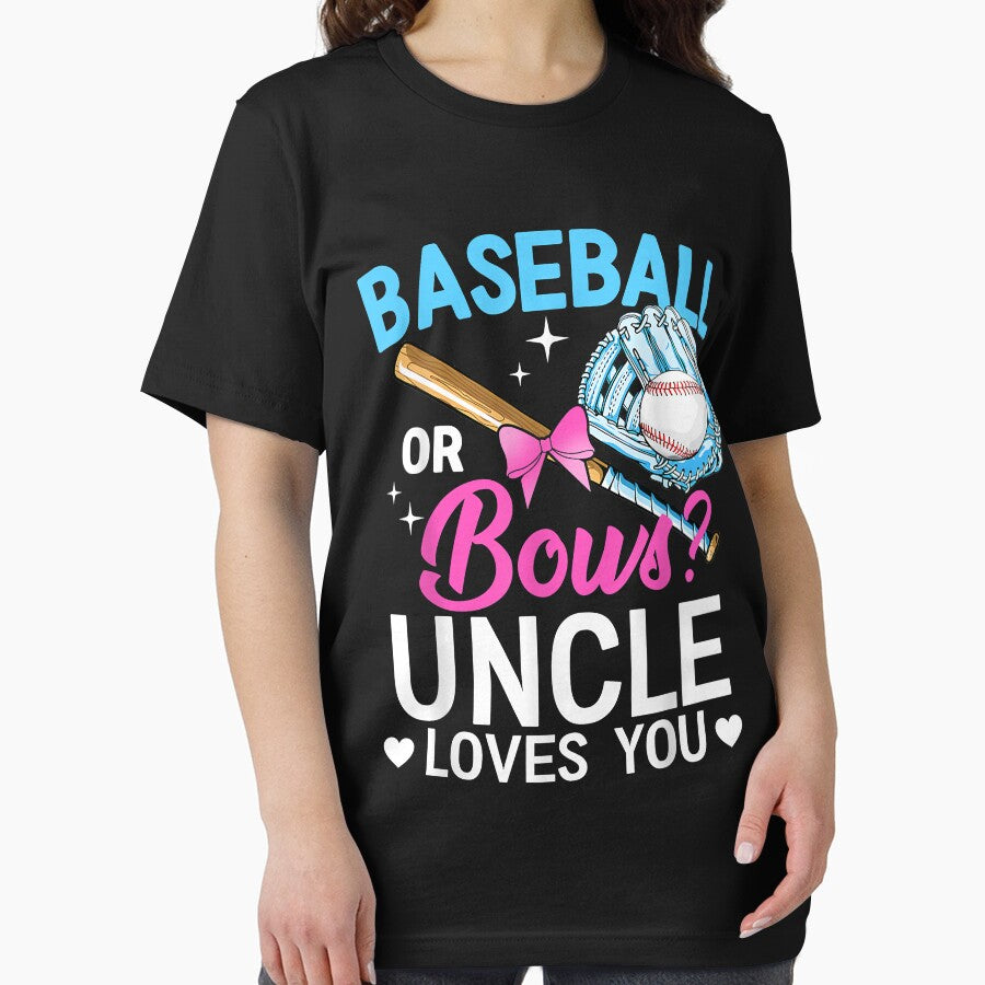 Baseball Or Bows Uncle Loves You Gender Reveal by SeppeGoffin