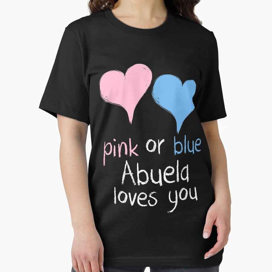 Pink Or Blue Abuela Loves You Baby Shower Gender Reveal Cute by arcadetoystore