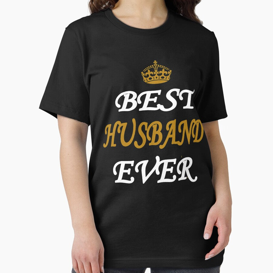 Best Husband Ever Novelty with a royal crown because truly you are a king,  Great Gift Idea For Men or Women Married Couple Spouse Lover Or Partner. by HINDAM4U