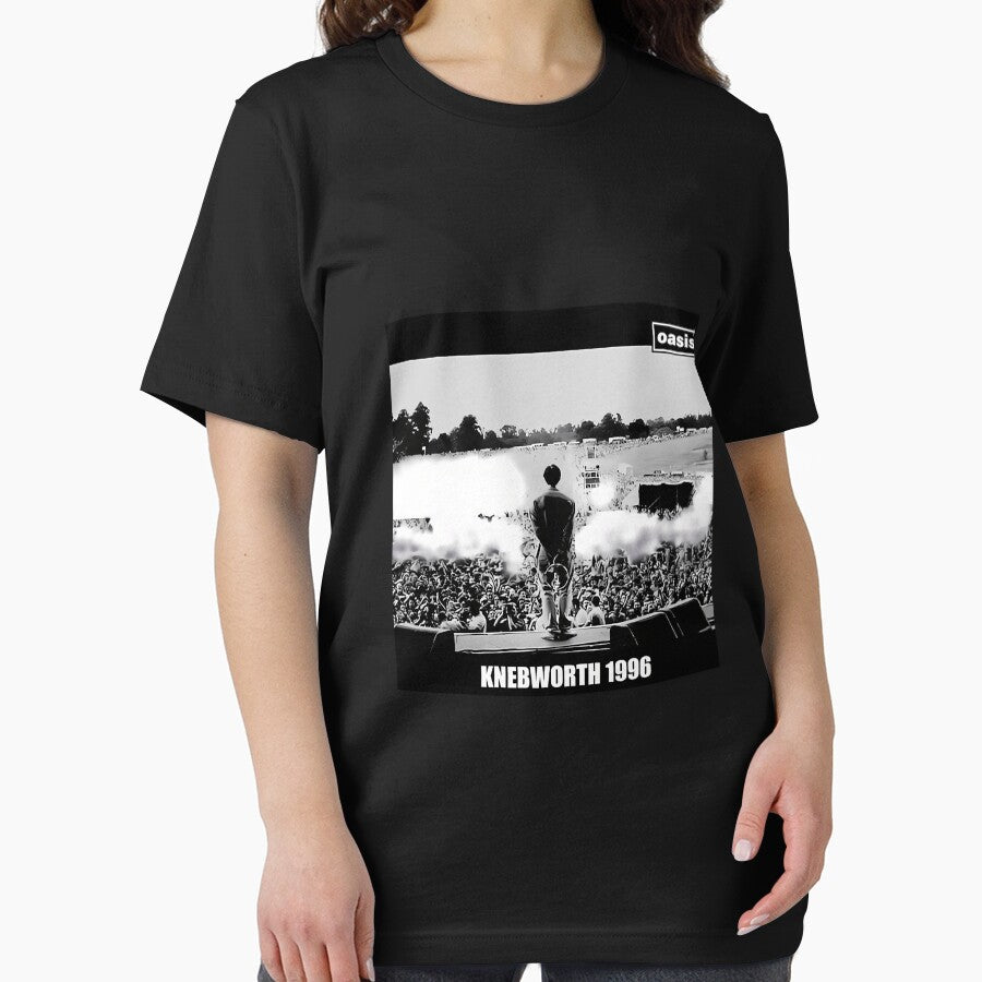 Knebworth 1996 Concert O A S I S Black And White by PrintableHumour