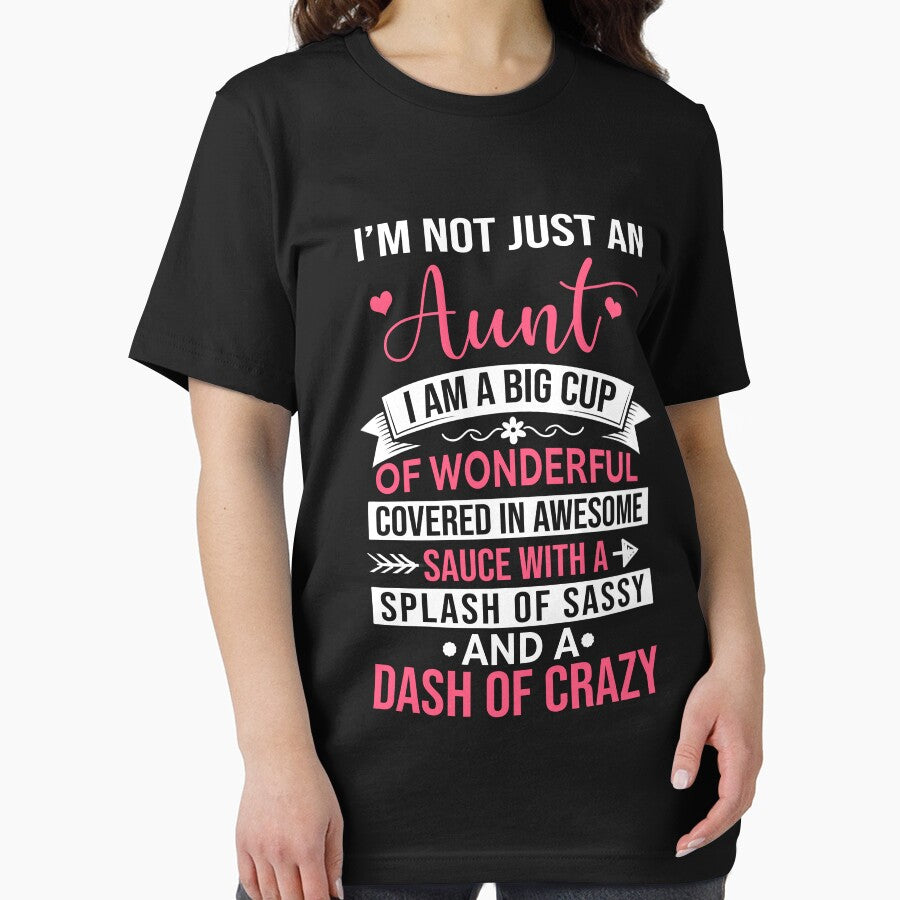 Funny Aunt Quote Typography by teeperfect