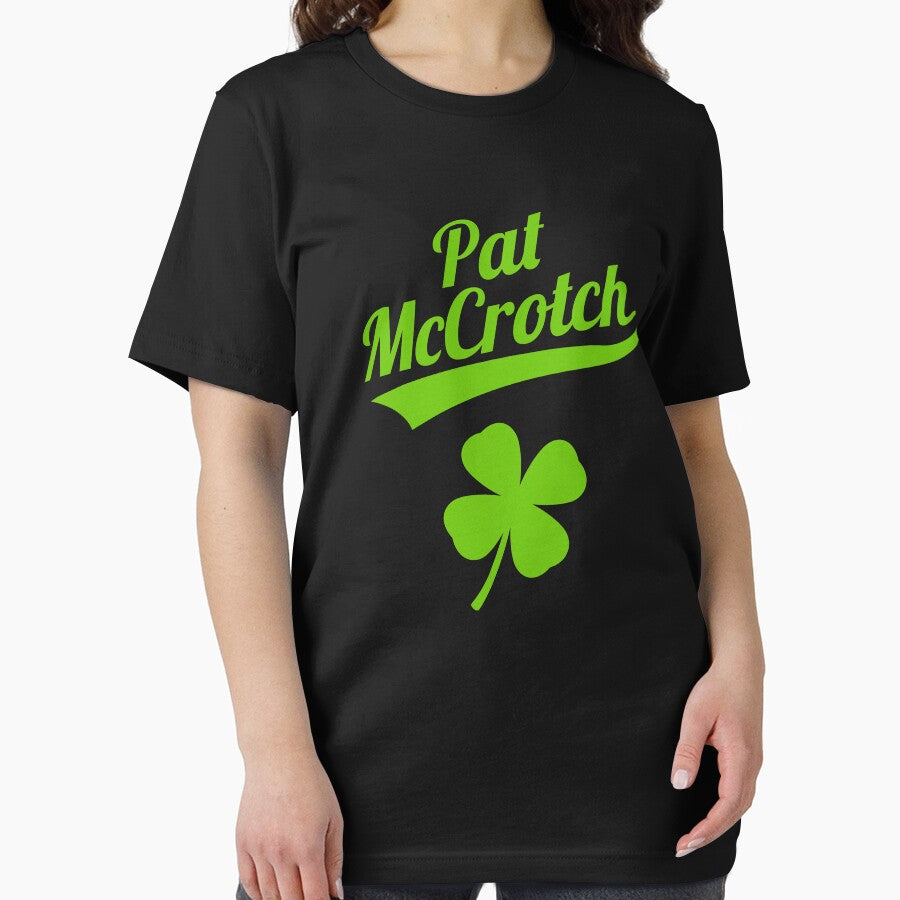 Pat McCrotch Funny St Patricks Day Apparel by doggopupper