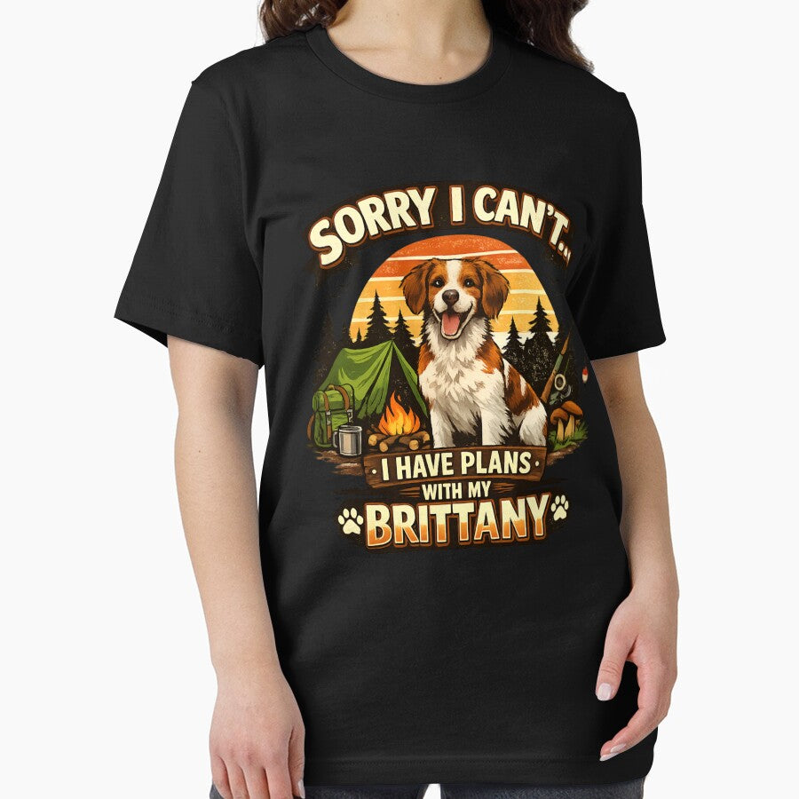 Sorry I Can't I Have Plans With My Brittany – Funny Brittany Dog Lover by SidTastic