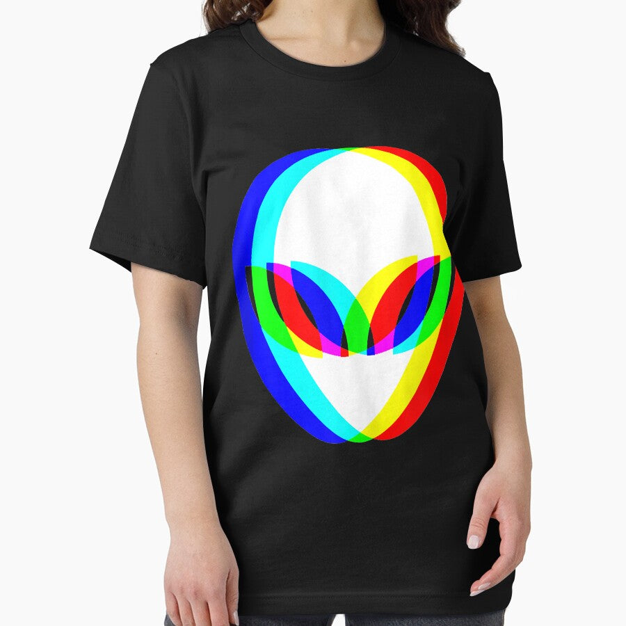 Alien Head Trippy Vaporwave Techno Rave EDM Music Festival Tank Top by byrdleroy