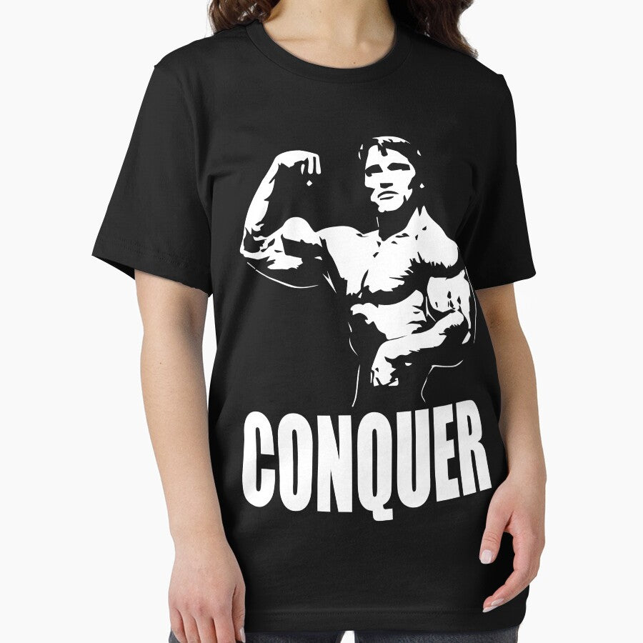 CONQUER (Arnold Single Bicep Flex) by ilovearnie