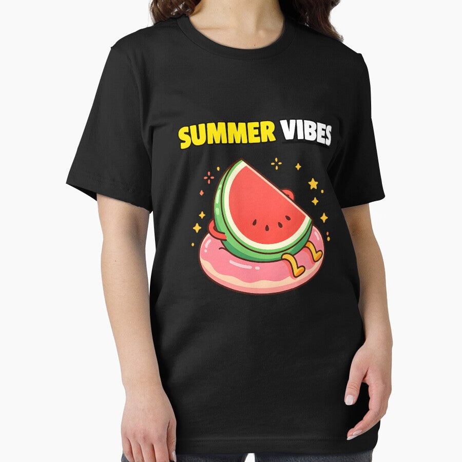 Summer Vibes Funny Watermelon Chill Vintage by Byte-shirt