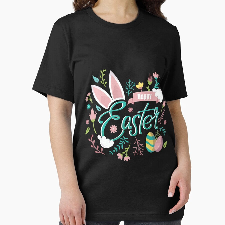Happy Easter Day Bunny Ear Easter Eggs by 66Design