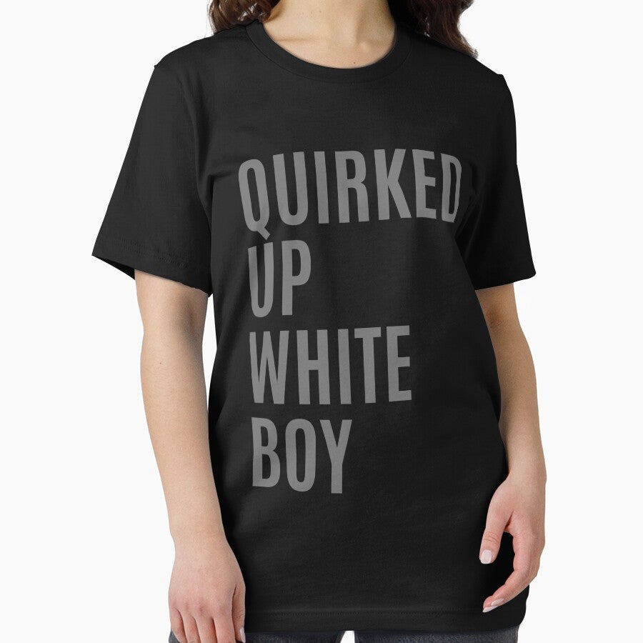 Quirked Up White Boy Graphic Shirt by WilkDesign