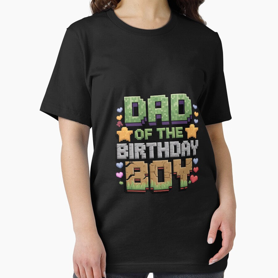 Dad Of The Birthday Boy Pixel Number Video Gamer 1 by MythWoot